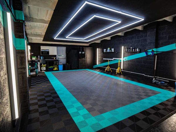 Tuff Lite GRID2 Hex Lighting for Garages Showrooms