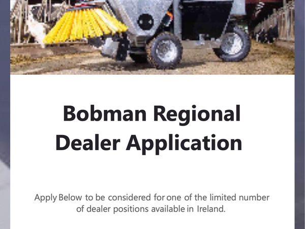 Bobman Regional Dealer - Application