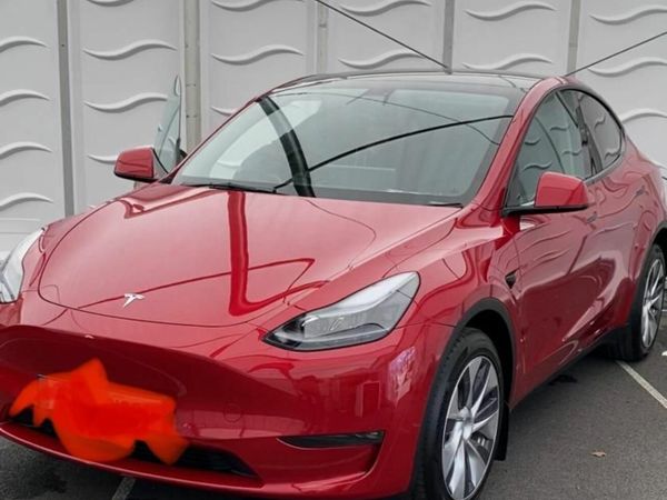 Tesla Model Y MPV, Electric, 2022, Red