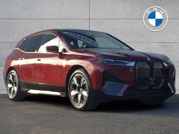 BMW IX SUV, Electric, 2023, Red