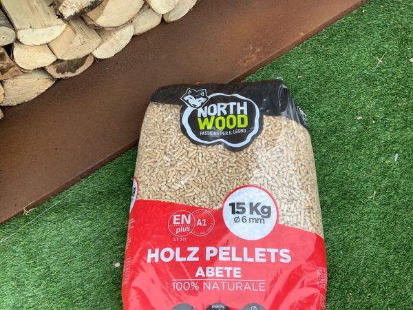 Wood Pellets 15kg En Plus Certified £400 per tonne for sale in Co. Down for  £400 on DoneDeal
