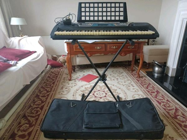 Keyboard. Keyboard stand and bag