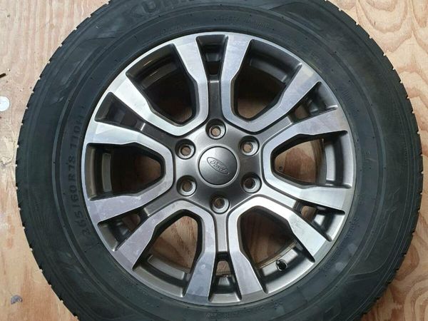 Ford Ranger alloys with tyres