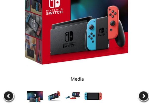 Nintendo switch console & games