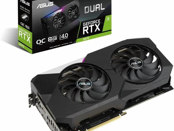 ASUS Dual GeForce RTX 3070 8 GB OC Edition Gaming Graphics Card