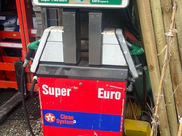 Garage forecourt petrol pump