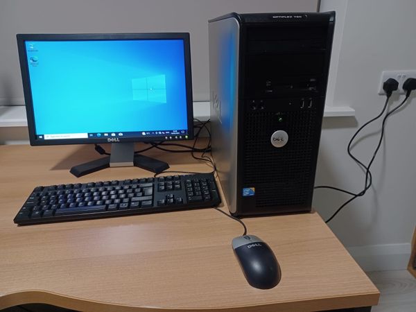 Dell Optiplex Computer and Screen for sale in Galway for €70 on DoneDeal