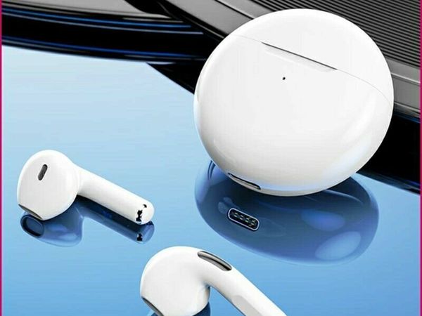 Pro 6 Wireless Bluetooth Headphones Earphones Earbuds For iPhone Samsung Android
