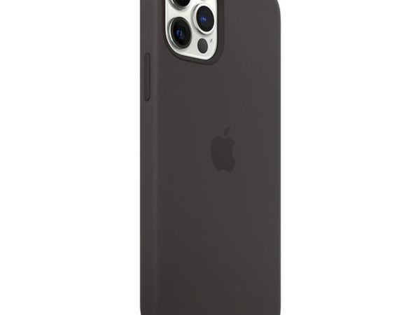 Apple iPhone 12/Pro Magsafe Silicone Case Black