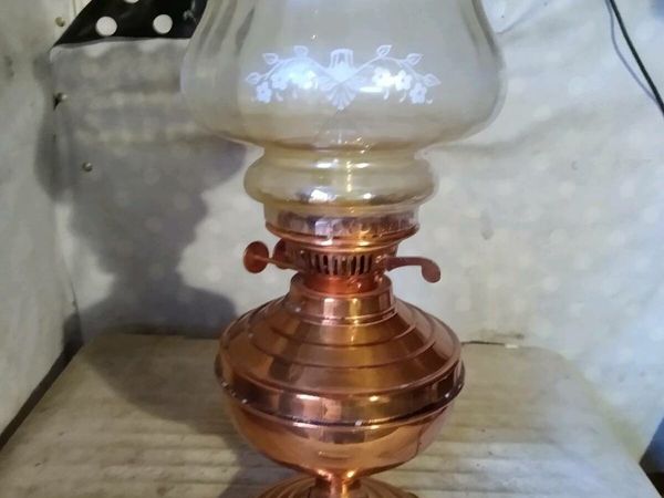 Vintage Copper Table Lamp