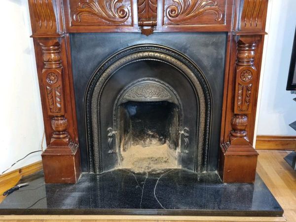 Mahogany Fire Place oil cooker
