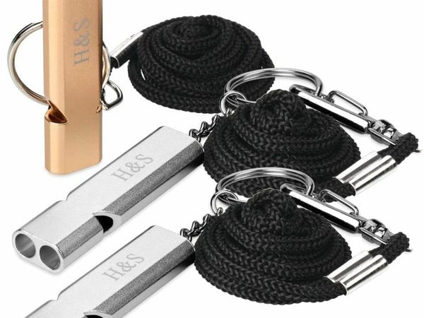 H&S Emergency Whistle 3pcs Survival Safety Whistle