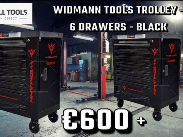 €600 WIDMANN TOOLS AND TROLLEY COMBO