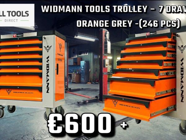 €600 WIDMANN TOOLS AND CABINET COMBO