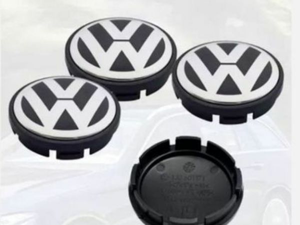 VW 4pc Alloy Car Wheel Centre Caps 55 56 60 63 65 70 76 68mm