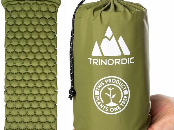 TRINORDIC Camping Mat Ultralight Inflatable Sleeping Mattress with Pillow