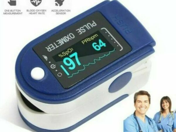 Professional Finger Pulse Oximeter Blood Oxygen Saturation Heart Rate O2 Monitor