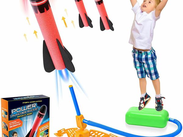 Tragik Boy Toys for 4 5 6 Year Old, Stomp Toy Rockets Toys Boys Toys Age 3-9 Girl Gifts for 3-12 Year Old Boy