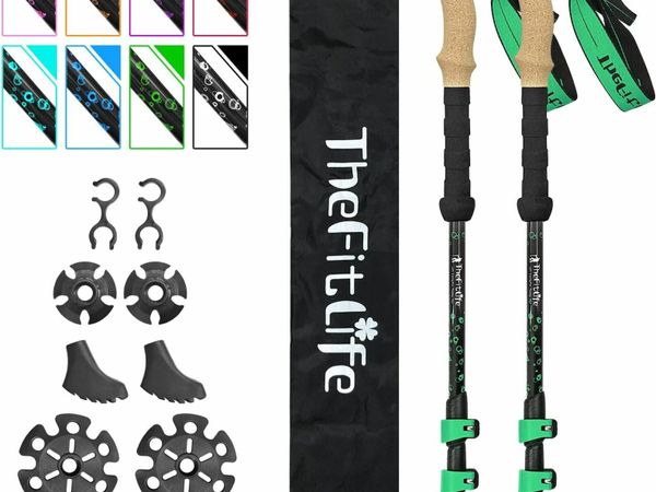 Carbon Fibre Trekking Poles for Traveling Camping Hiking