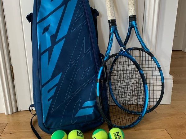 Babolat Pure Drive 26 inch Junior Rackets x 2 with Matching Bag