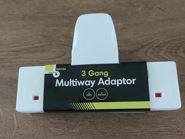 3 gang multiway adaptor