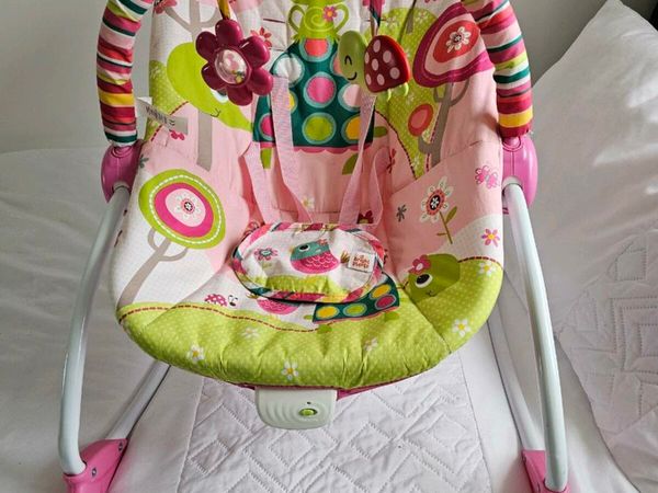 Baby girls bouncer chair