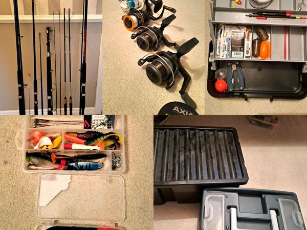 Fishing Gear (rods, reels, storage, bait and tackle)