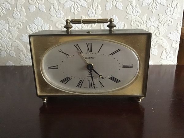 French Art Deco Bracket Alarm Travel Clock