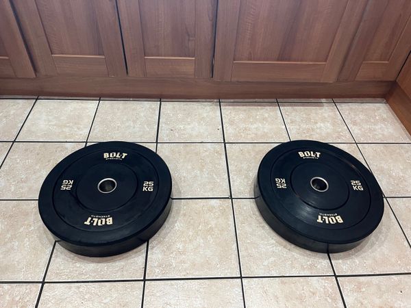 25KG X 2 = 50KG OLYMPIC BUMPER WEIGHT PLATES