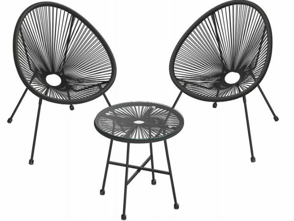 Garden furniture | 2 chairs + table | Free delivery | Payment on delivery