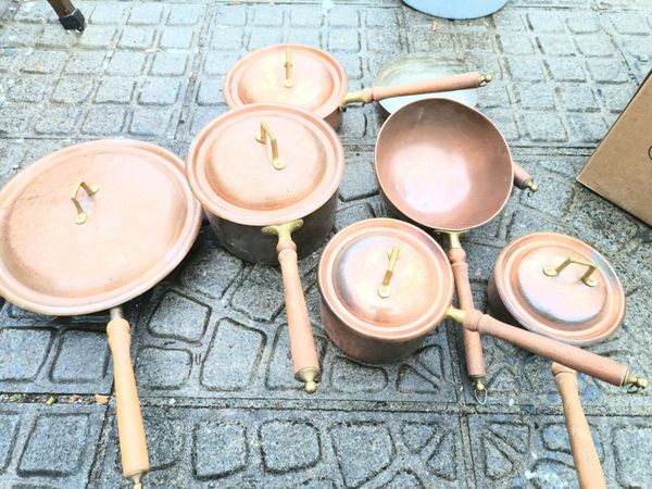Antique Copper Pots & Pans