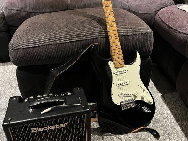 Fender Stratocaster and Blackstar Valve Amp