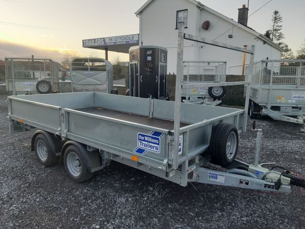 IFOR WILLIAMS  12' x 5'6"  DROPSIDES  TRAILER