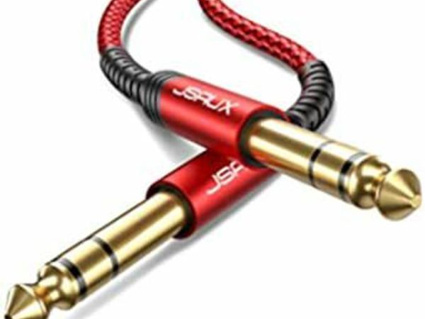 JSAUX Professional Guitar Cable 3M (10ft), 1/4" 6.35mm to 6.35mm