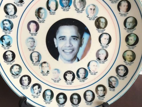 Presidents of USA Plate