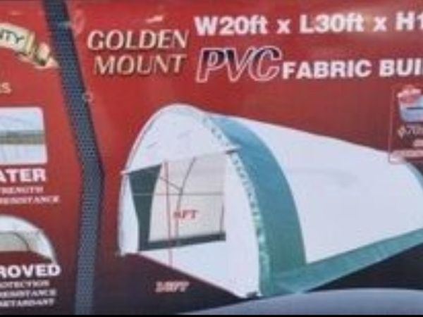 Storage Tent 20ft x 30ft x 12ft (W X L X H)
