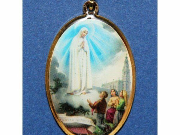Large Fatima Medal and Key ring