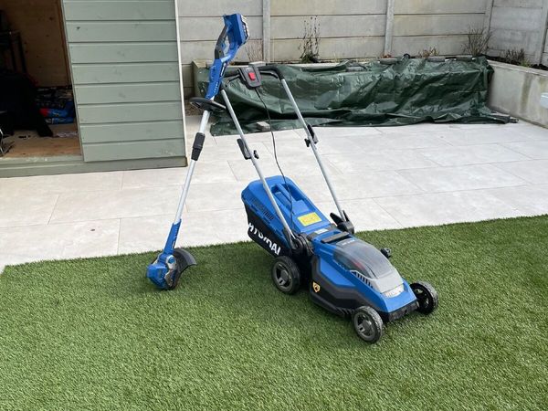 Battery operated lawnmower & Strimmers for sale