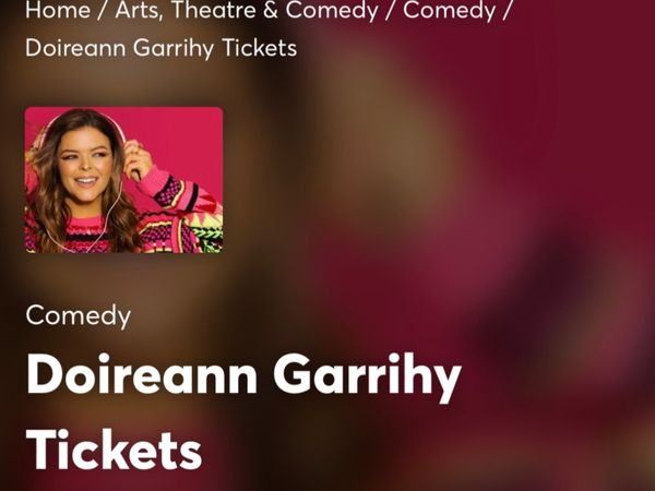 Doireann Garrihy tickets