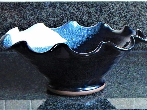 Paul Maloney Pottery Scalloped Bowl