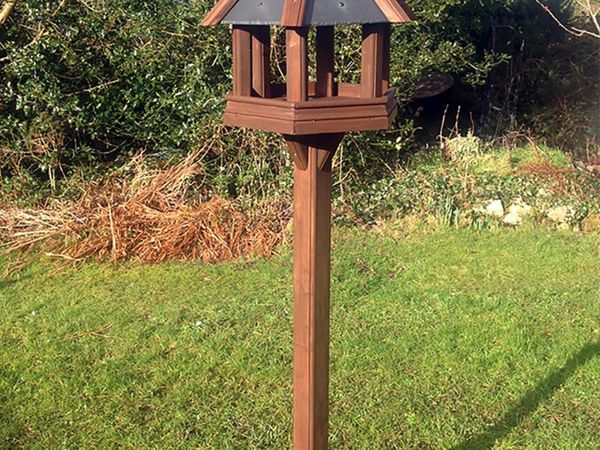 Bird Table feeders (Personal engraving option) Slated Roof - Colour choices