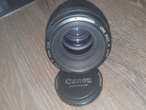 canon EF 50 mm f1.4 lens