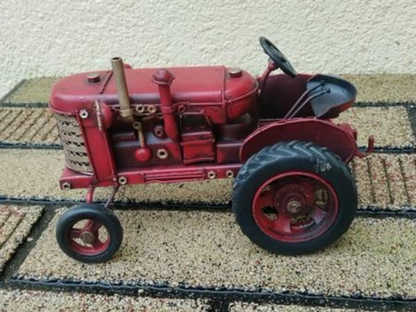 Vintage metal model tractor