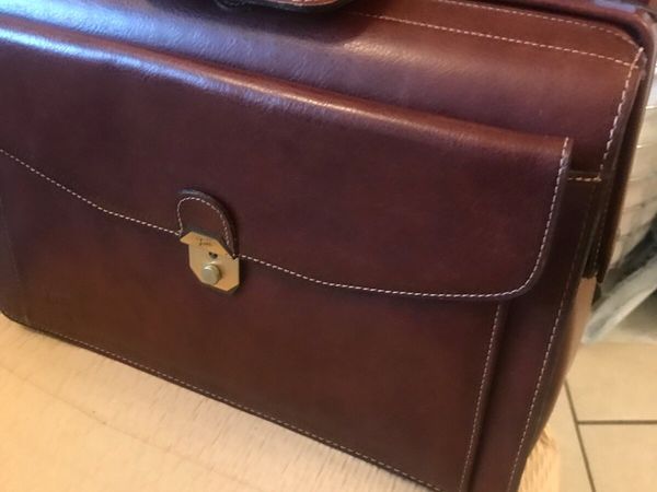 Texier Leather Briefcase/ Medical Bag