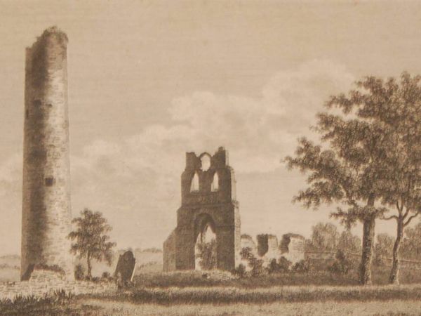 Donoghmore Church And Round Tower County Meath 1797