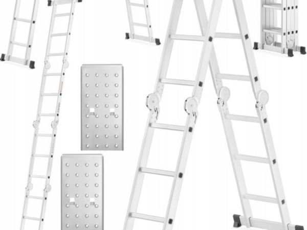 Ladder 4,3 m aluminum down 150 kg