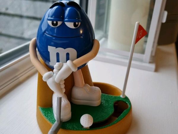 M&M's dispenser, M and M dispenser - Golfer
