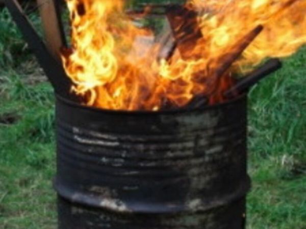 Burning barrels