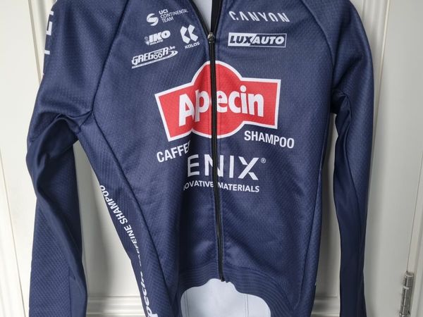 Alpecin-Fenix rider issue jacket Elite 06 M&M Mission Flow - owned by Guillaume Van Keirsbulck
