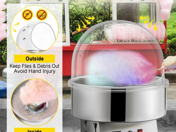 Candy Floss Maker Machine 52cm Dome Shield Cover of Commercial